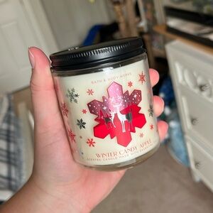Winter Candy Apple Candle